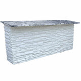 The Charlie 7-Foot Outdoor Bar Island with Granite Countertop