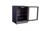 TrueFlame 24" Glass Door Outdoor Refrigerator