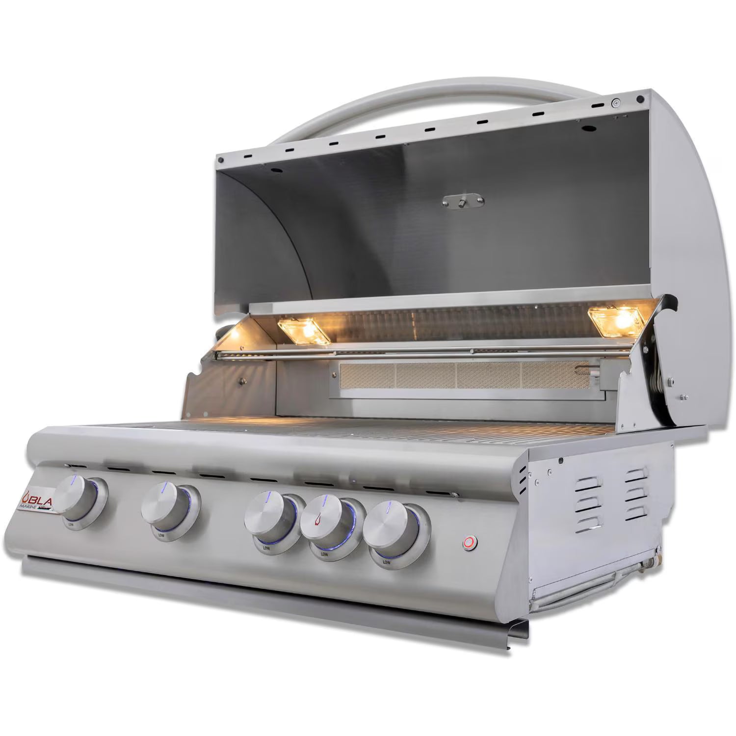Blaze LTE+ Marine Grade 32-Inch 4-Burner Built-In Grill w/ Lift-Assist Hood & Rear Infrared Burner