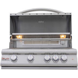 Blaze LTE+ Marine Grade 32-Inch 4-Burner Built-In Grill w/ Lift-Assist Hood & Rear Infrared Burner