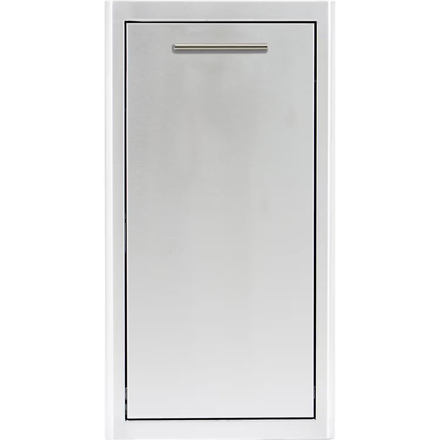 Blaze 13-Inch Narrow Roll-Out Stainless Steel Trash Bin