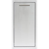 Blaze 13-Inch Narrow Roll-Out Stainless Steel Trash Bin