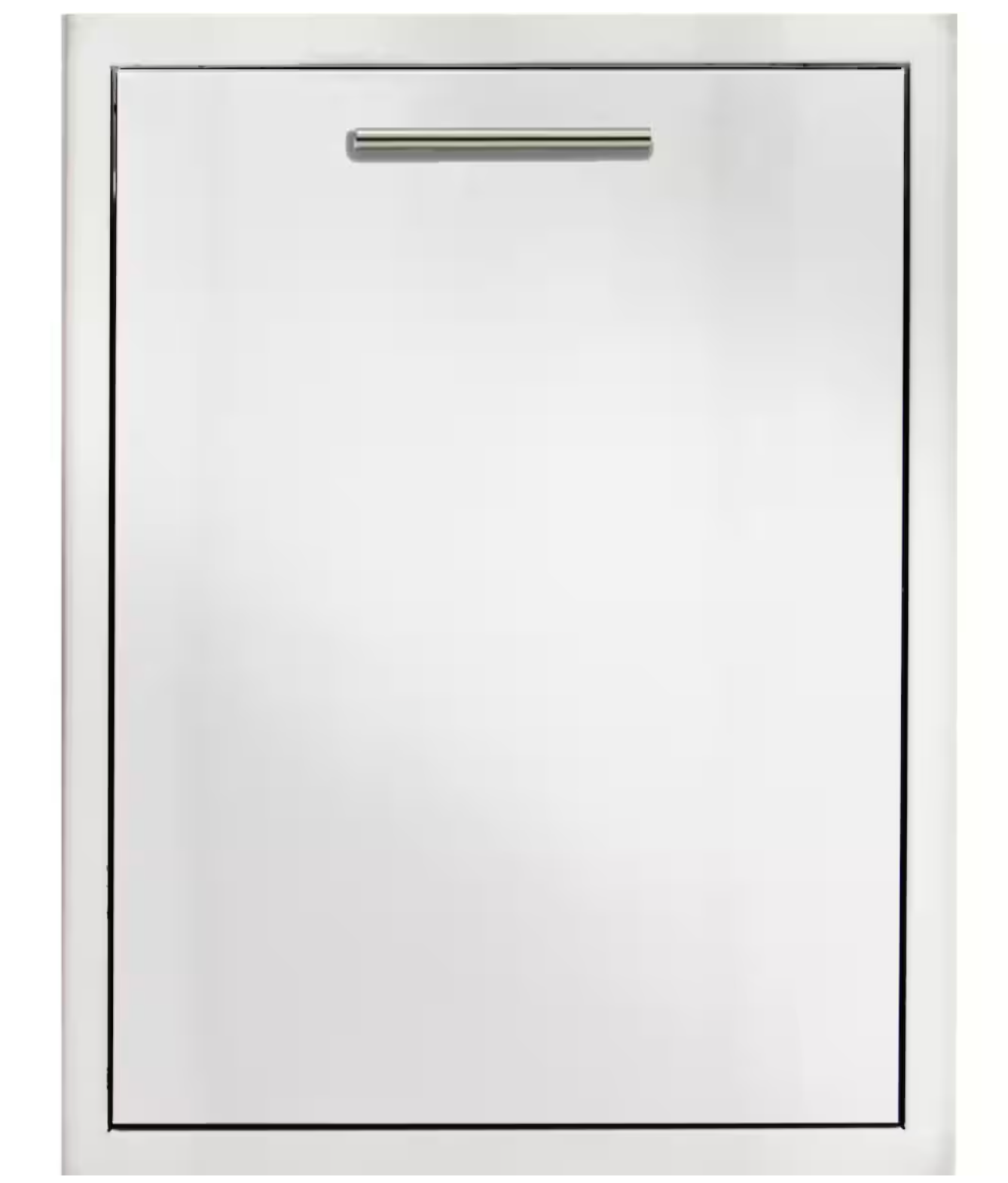 Blaze 20-Inch Roll-Out Stainless Steel Double Trash Bin