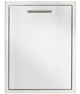 Blaze 20-Inch Roll-Out Stainless Steel Double Trash Bin