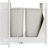 Blaze 20-Inch Roll-Out Stainless Steel Double Trash Bin