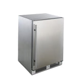 The Ambassador 8 Ft Island with 32" Blaze Grill, Power Burner, Refrigerator & Granite Countertop