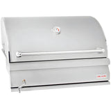Blaze 32-Inch Stainless Steel Charcoal Grill with Adjustable Charcoal Tray