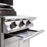 The Legacy Express 5 Ft Island with 25" Blaze LBM Grill & Granite Countertop