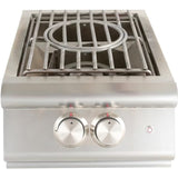 The Monarch U-shaped Bar Island 8 Ft with 32" Blaze Grill, Power Burner, Refrigerator & Granite Countertop