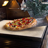 Blaze 14 3/4-Inch Ceramic Pizza Stone with Stainless Steel Tray