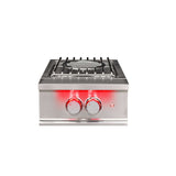 The Ambassador 8 Ft Island with 32" TrueFlame Grill, Power Burner, Refrigerator & Granite Countertop
