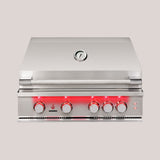 TrueFlame 32-inch 4-Burner Gas Grill with Rear Infrared Burner