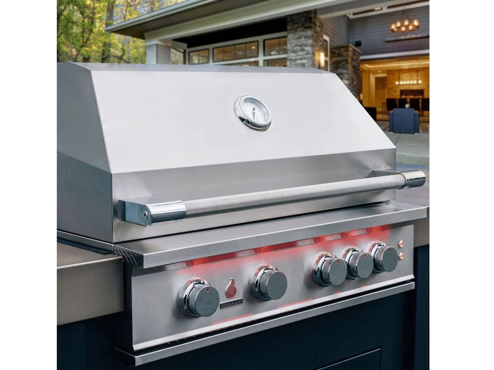 TrueFlame 25-inch 3-Burner Gas Grill