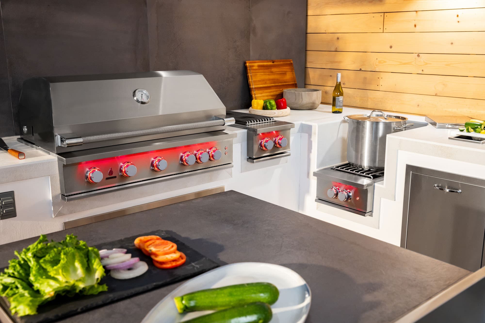 TrueFlame 25-inch 3-Burner Gas Grill