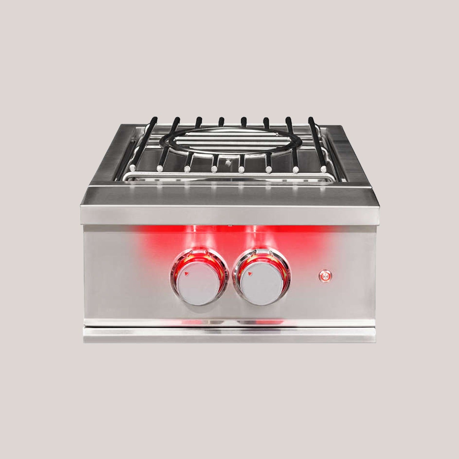 The Parkview 8 Ft Island with 32" TrueFlame Grill, 30" TrueFlame Griddle, Double Drawer Combo & Granite Countertop