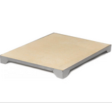Blaze 14 3/4-Inch Ceramic Pizza Stone with Stainless Steel Tray