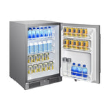 Blaze 20-Inch 4.3 Cu. Ft. Outdoor Rated Refrigerator w/ Lock